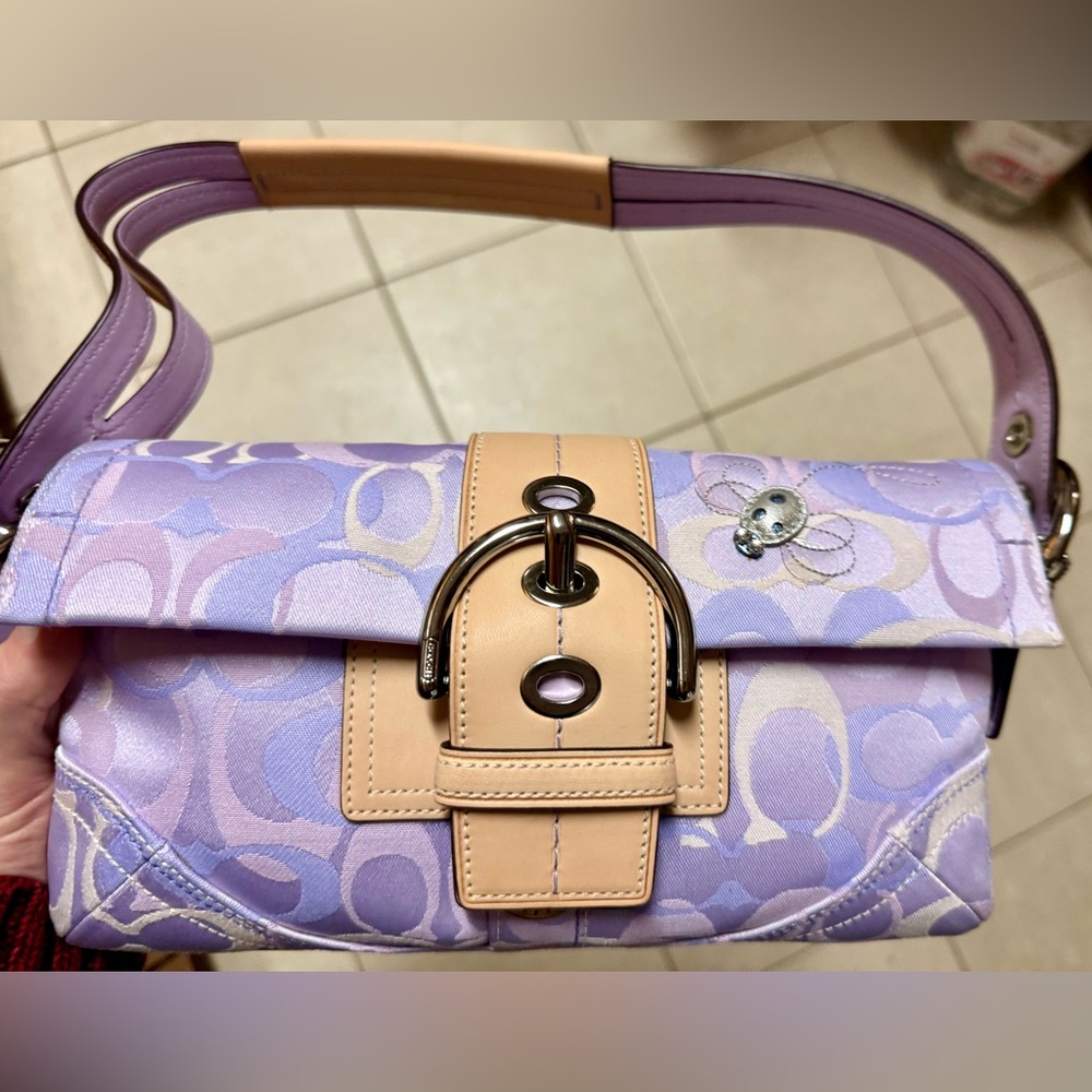 Vintage Coach Shoulder Bag w/  Ladybug Appliqué- NWOT